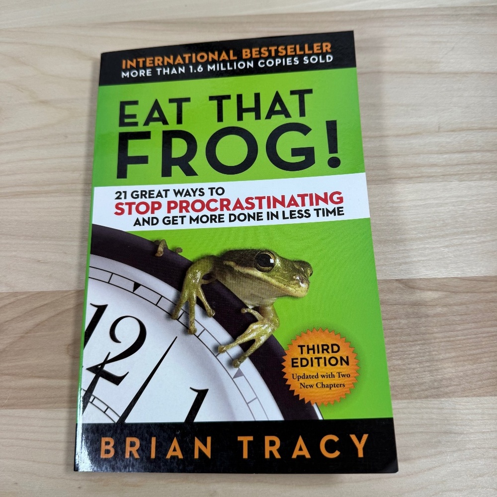 EAT THAT FROG 21 Great Ways to Stop Procrastinating by Brian Tracy EUC